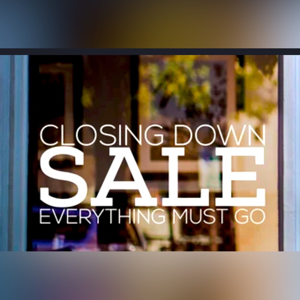Everything must go